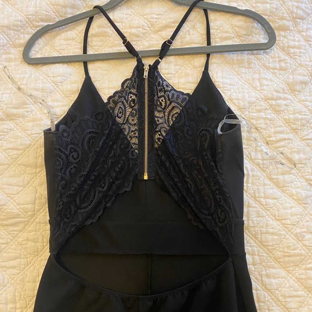 Black wedding jumpsuit